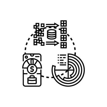 datos Ciencias modelo Ingenieria concepto trabajando proceso vector