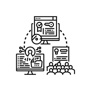 abierto fuente Licencia gerente código desarrollo colaboración vector