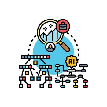 algoritmo confrontación comparando compitiendo datos Procesando analítica vector