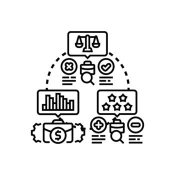 Workflow efficiency analysis evaluating business process optimization vector