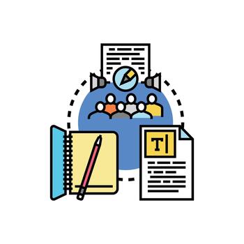 escritura legible software desarrollo código concepto vector