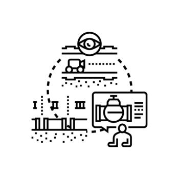 Task pipeline developing process workflow diagram vector