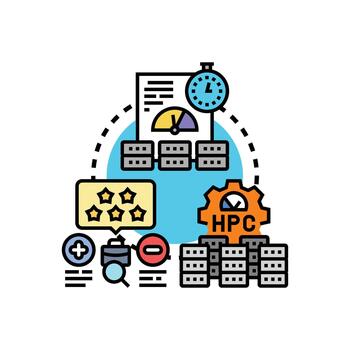 System performance evaluation measuring computing metrics vector