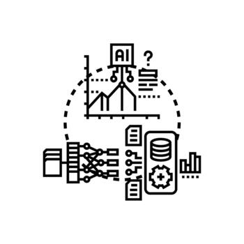 Artificial intelligence processing data for developing logic models vector