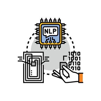 Electronic circuitry chip processing artificial intelligence data vector