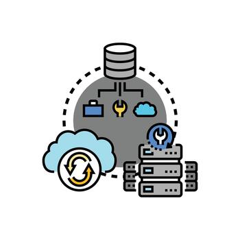 Distributed revision control system concept development processing database vector