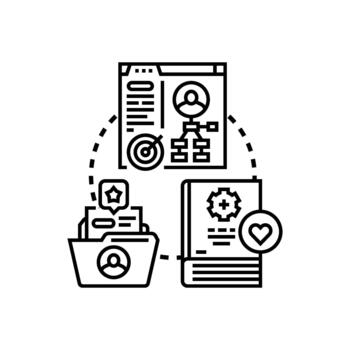 cliente aprendizaje programa desarrollando habilidades y conocimiento vector