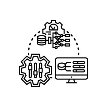 Custom tuning configuration model data processing vector
