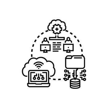 nube infraestructura reubicación proceso orquestando datos migración vector
