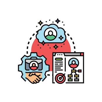 datos producto administración estrategia desarrollando software solución vector