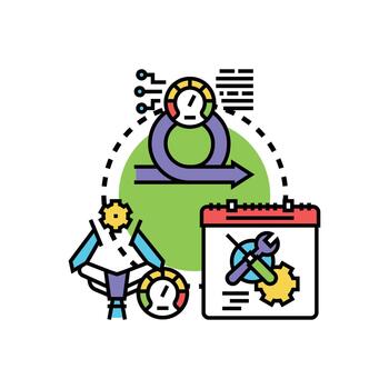 Efficiency benchmarking process with performance optimization metrics vector