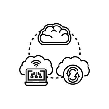 multi nube arquitectura estrategia implementar informática soluciones vector