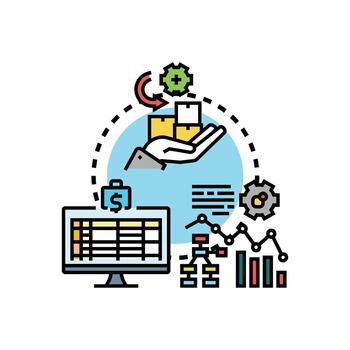 Project plan implementation process controlling strategy vector