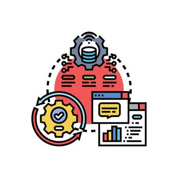 sistema proceso, datos cartografía, y software administración vector