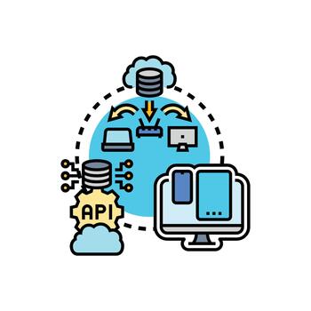 Managed device infrastructure deploying cloud computing technology vector