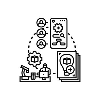 Test scenario design process for software application developing vector