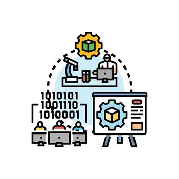 tecnología codificación taller aprendizaje programación desarrollo proceso vector