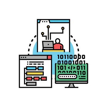 clase establecido programación paradigma para software desarrollo vector