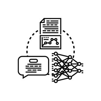 Abstract data analysis processing information network concept vector