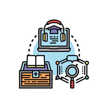 aprendizaje proceso desarrollando conocimiento y comprensión vector