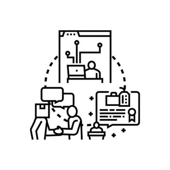 cliente lado web aplicación programación desarrollo proceso vector
