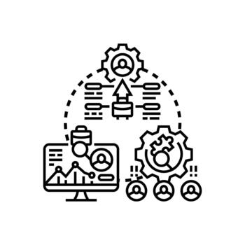 personal analítica optimizando humano recurso administración procesos vector