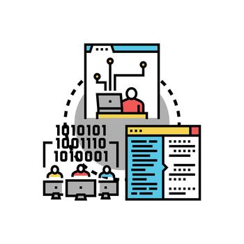 Code reasoning process for software development planning vector