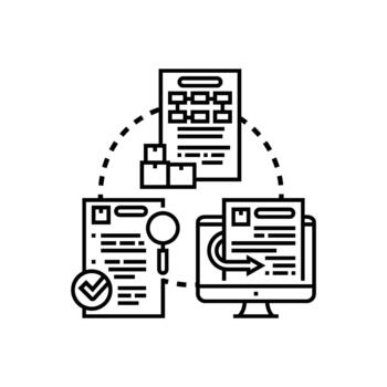 refinando un sequía solicitud proceso concepto vector