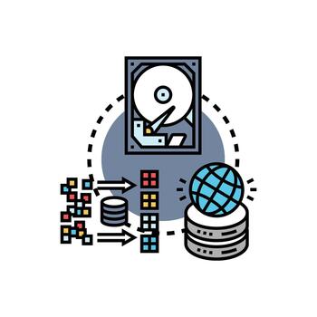 repartido documento base de datos sistema gerente global información vector