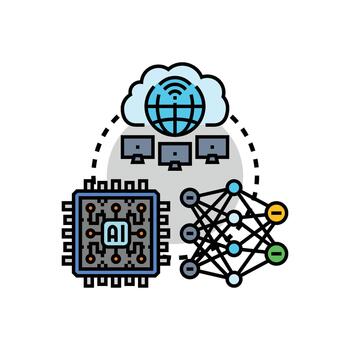 Speed optimizing artificial intelligence network computing vector