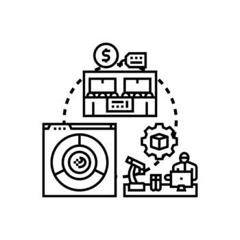 computadora competencia desarrollo proceso icono vector