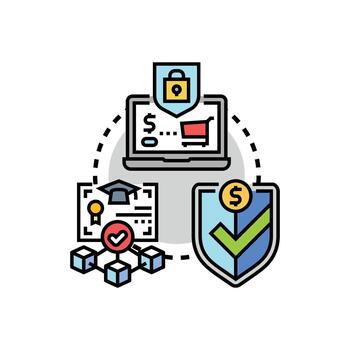 Secure application penetration testing concept using security services vector