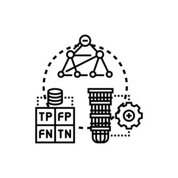 cuantificación fase analizando datos y evaluando máquina aprendizaje vector