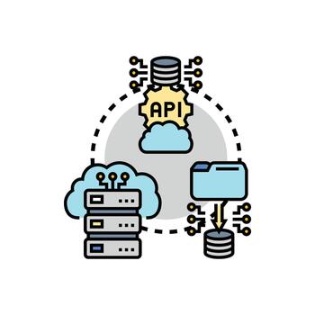 nube repositorio sincronizando datos Entre servidor api y almacenamiento vector