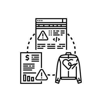 Data, code, and personal information containing errors vector