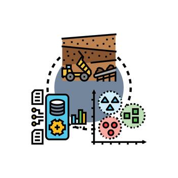 datos extracción Procesando y análisis concepto vector