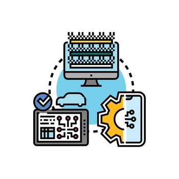Component integration test process for software development vector