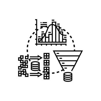 grande datos analítica operaciones proceso visualización vector