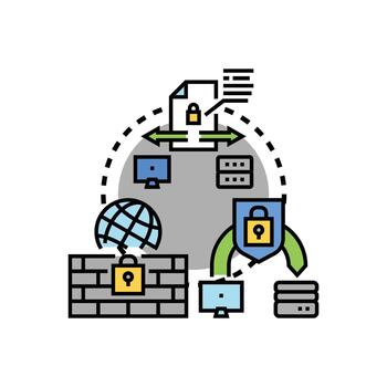 https seguro origen asegurando datos integridad y proteccion vector