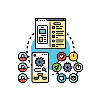 usabilidad pruebas proceso analizando usuario experiencia vector