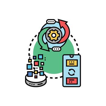 digital datos conversión proceso intercambiando información contenido vector