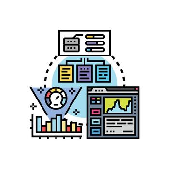 System performance validation process validating data analytics vector