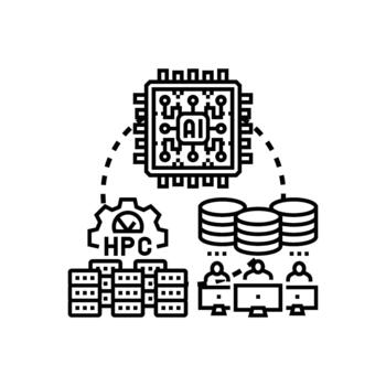 Artificial intelligence core processing high performance computing vector