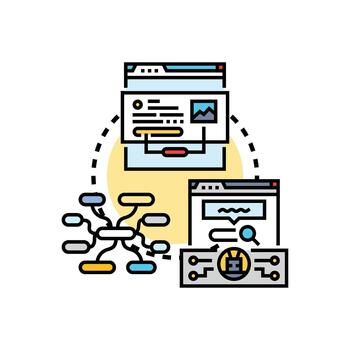 Smart generative content creating tool process vector