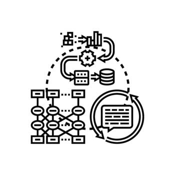 Artificial intelligence pipeline search generating data processing vector