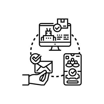 User input confirmation process concept vector