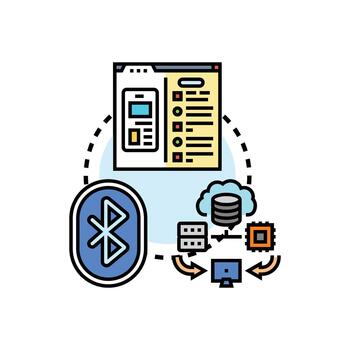 conectado sistemas aceptación pruebas concepto desarrollando digital integración vector