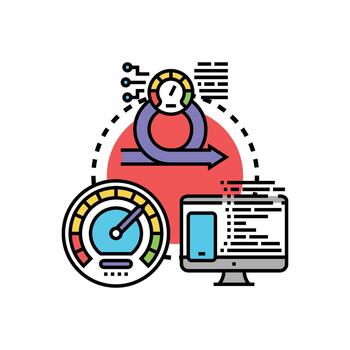 aplicación actuación diagnósticos optimizando software desarrollo proceso vector