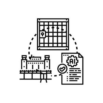 Correctional intake classification system using artificial intelligence vector