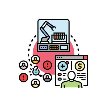 inicial concepto verificación proceso validando ideas vector